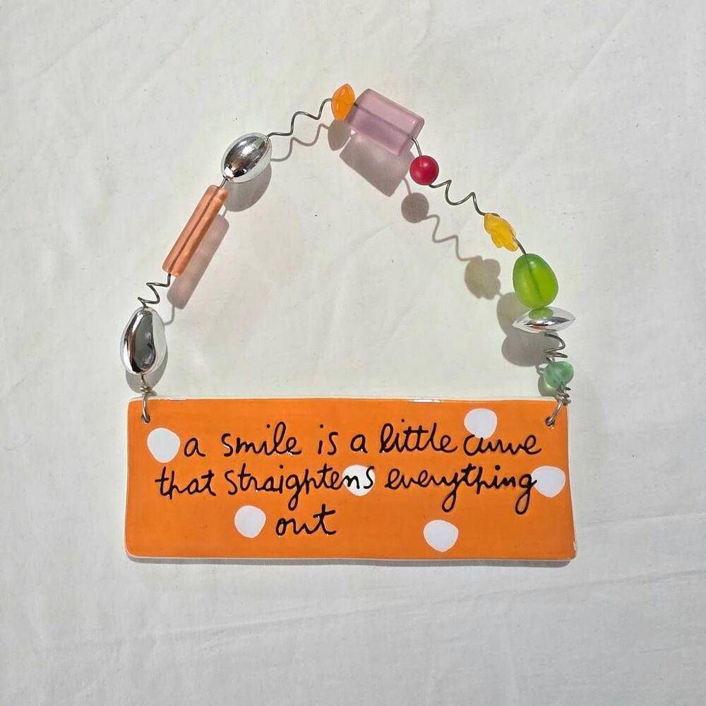 Department 56 Smile Quote Plaque Sandra Magsamen